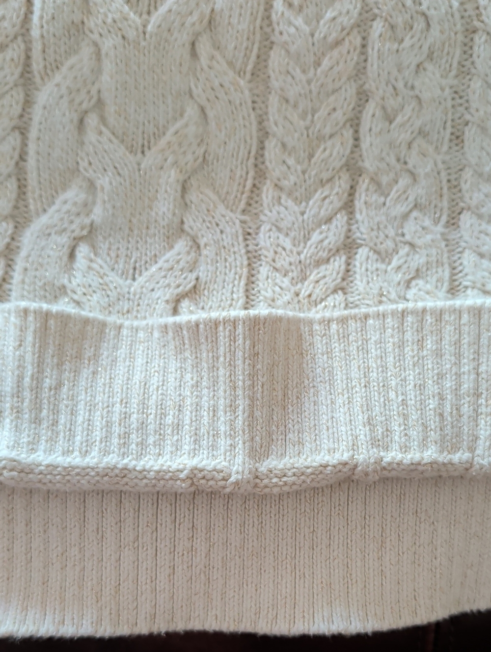 Tommy Bahama Cream Cable-Knit Turtleneck Sweater - Picture 10 of 12